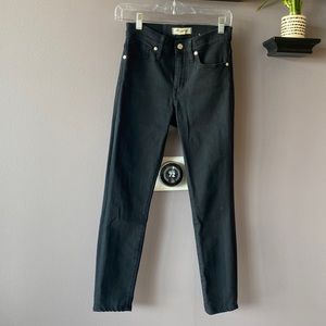 Madewell 9” Mid-Rise Skinny Black Jean